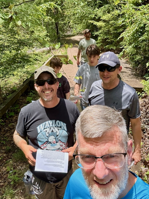 2025 Kings Mountain Men's Hike Photo