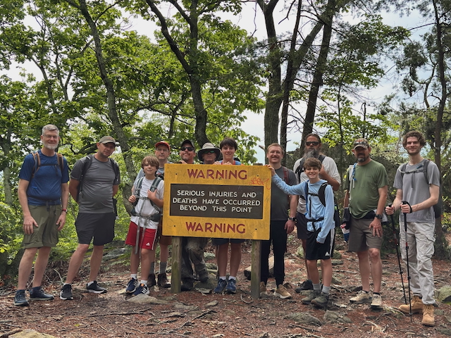 2025 Kings Mountain Men's Hike Photo
